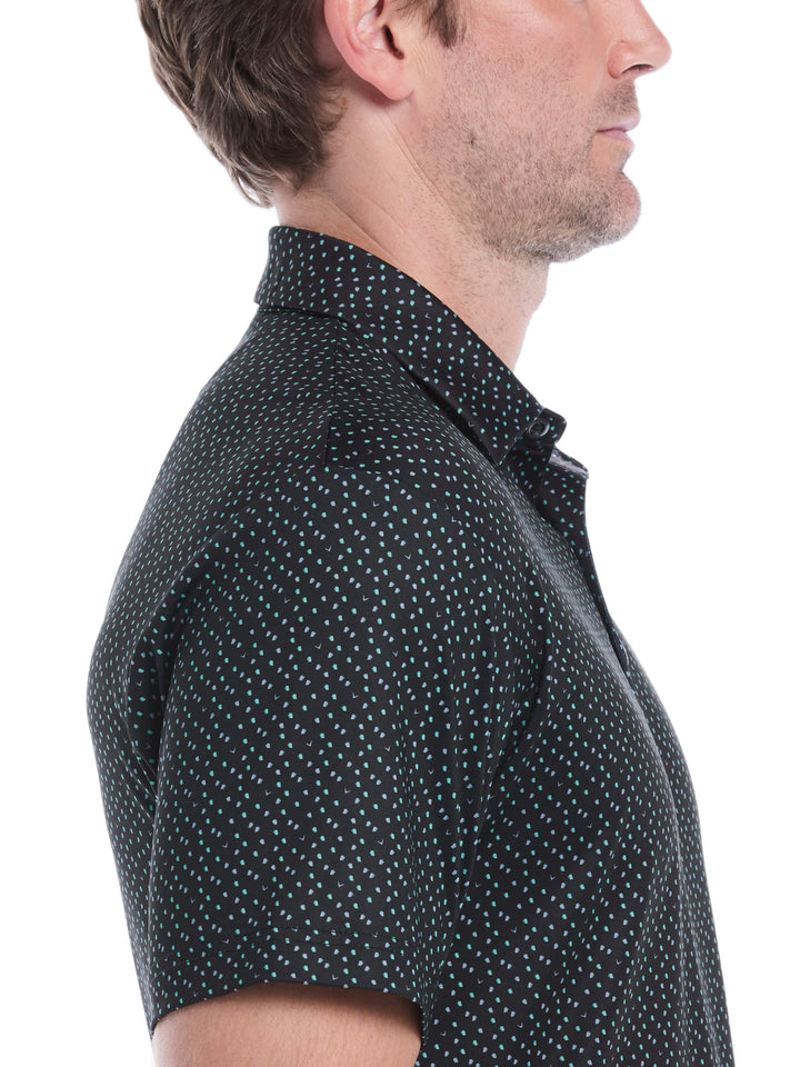 Mens All Over Score Card Print Polo-Polos-Callaway