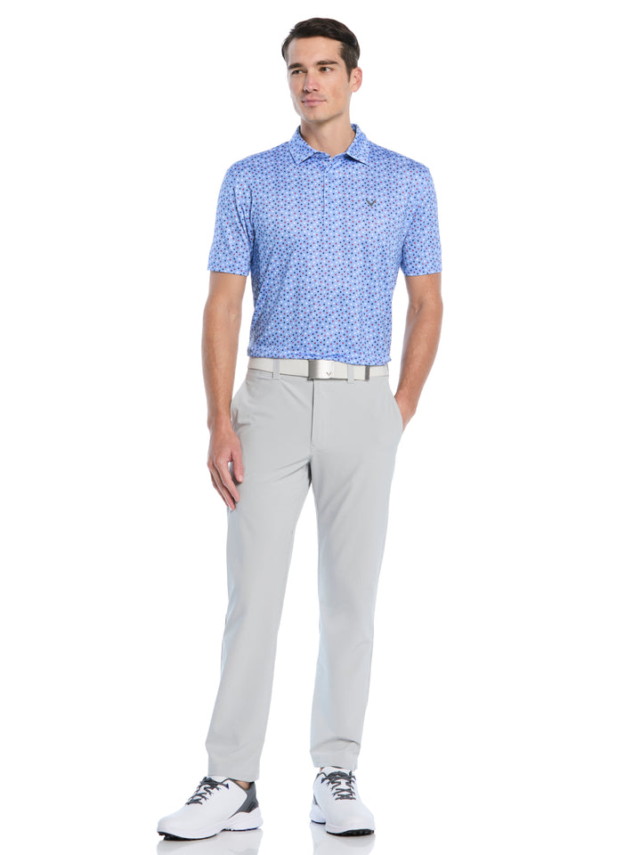 Mens All Over Stars Confetti Print Polo-Polos-Callaway