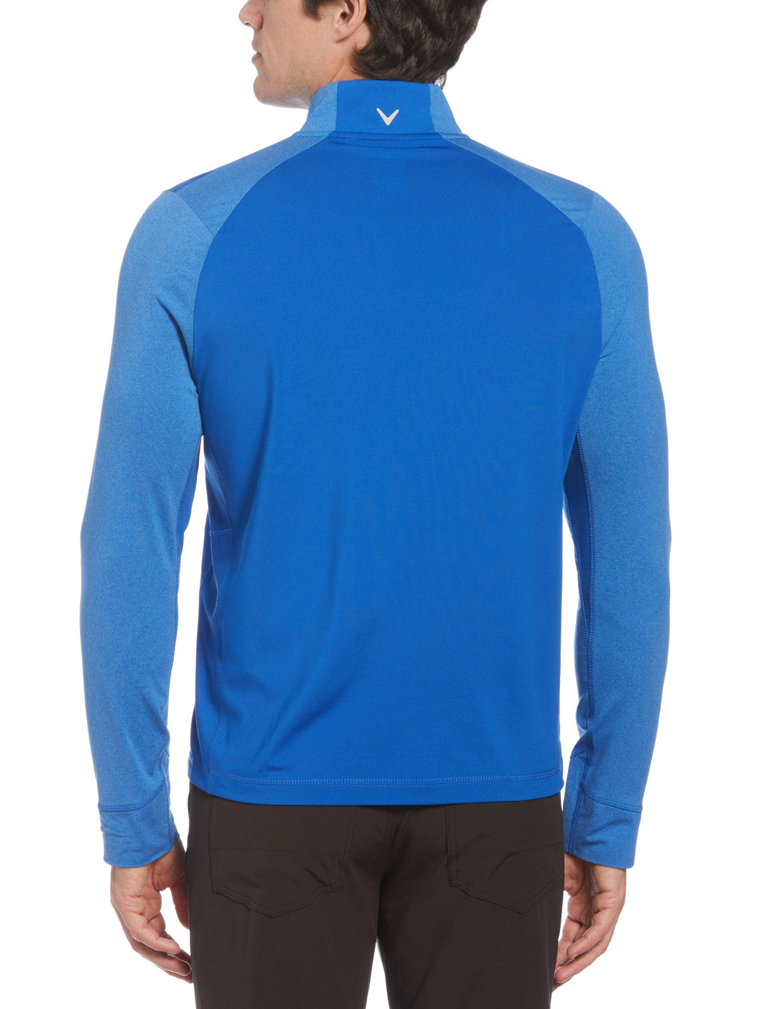 Aquapel 1/2 Zip Base Layer Golf Top (Light Lapis Htr) 