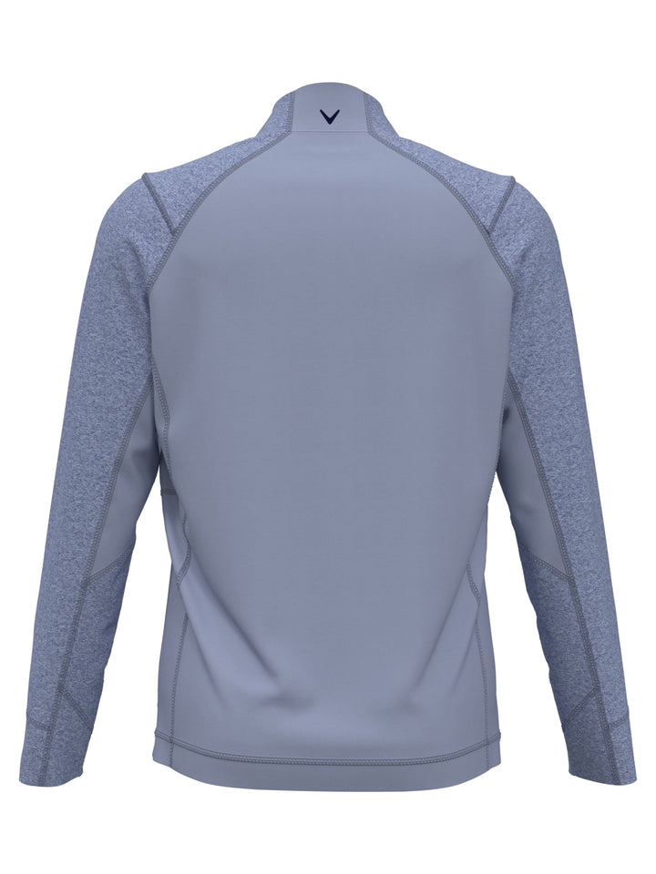 Aquapel 1/2 Zip Base Layer Golf Top (Chambray Htr) 
