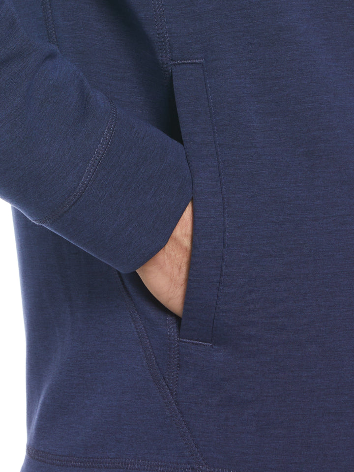 Premium Aquapel 1/4 Zip Golf Hoodie (Peacoat Heather) 