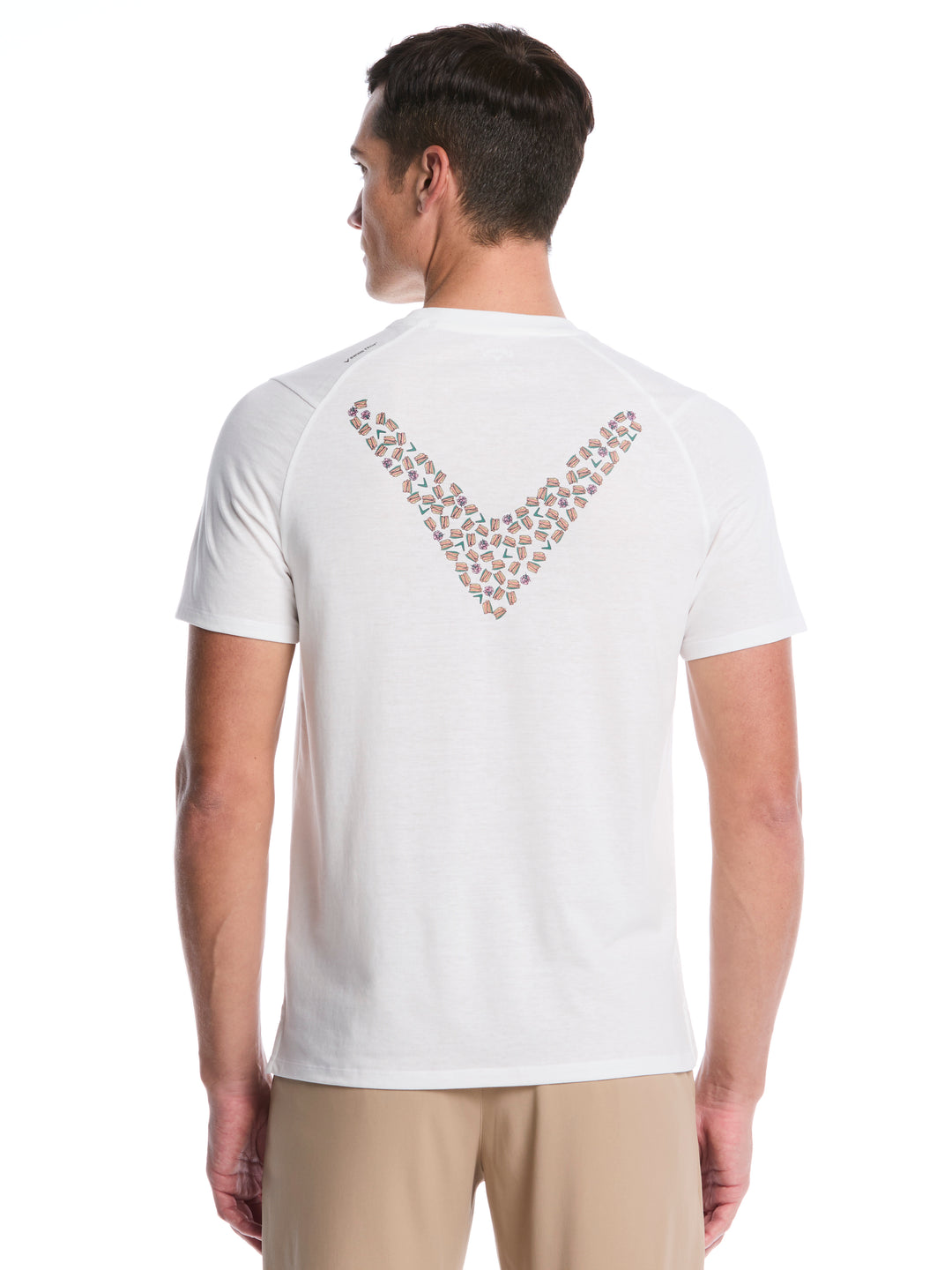 Master Chev Print Golf Tee (Bright White) 