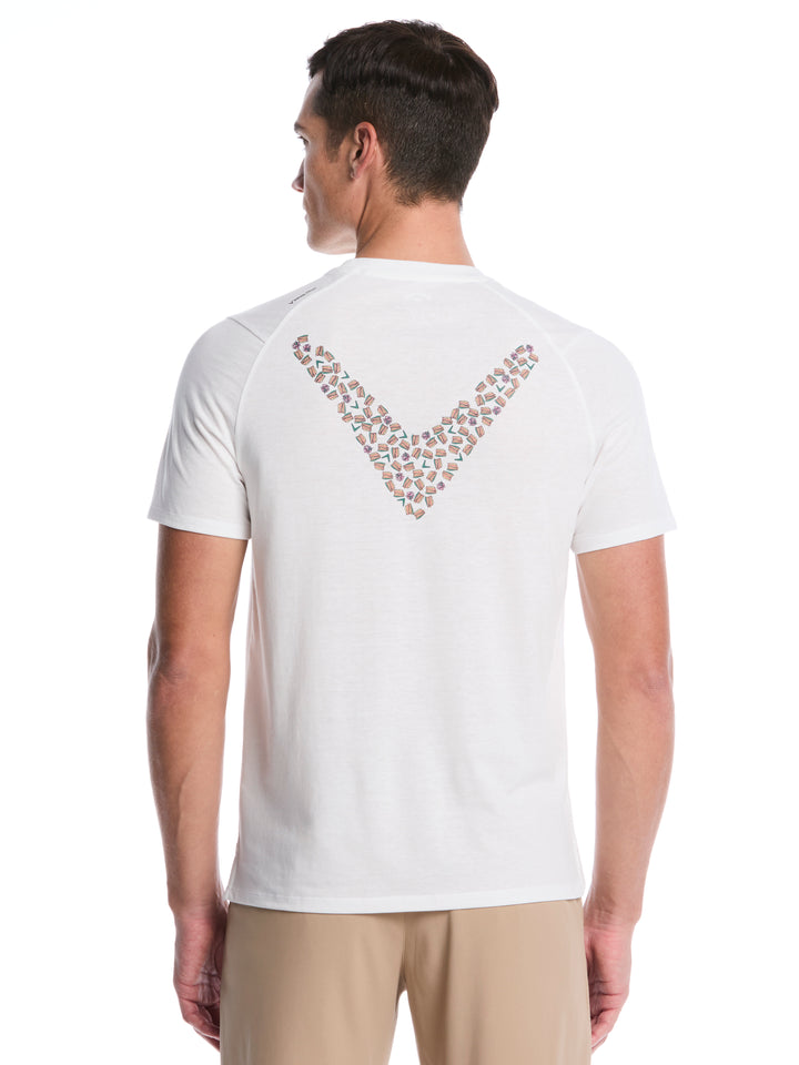 Master Chev Print Golf Tee (Bright White) 