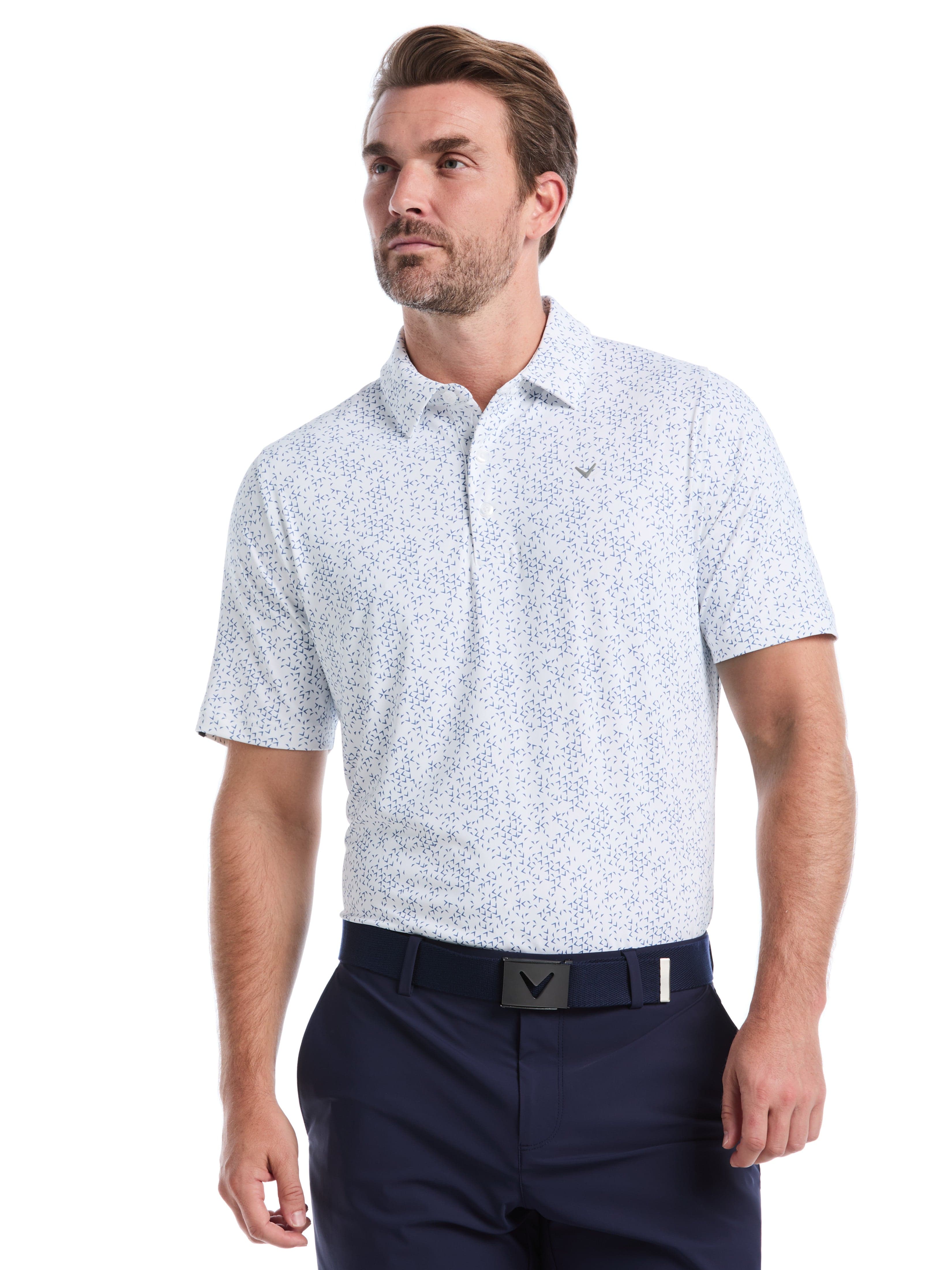 Mens Chevron Print Golf Polo – Callaway Apparel