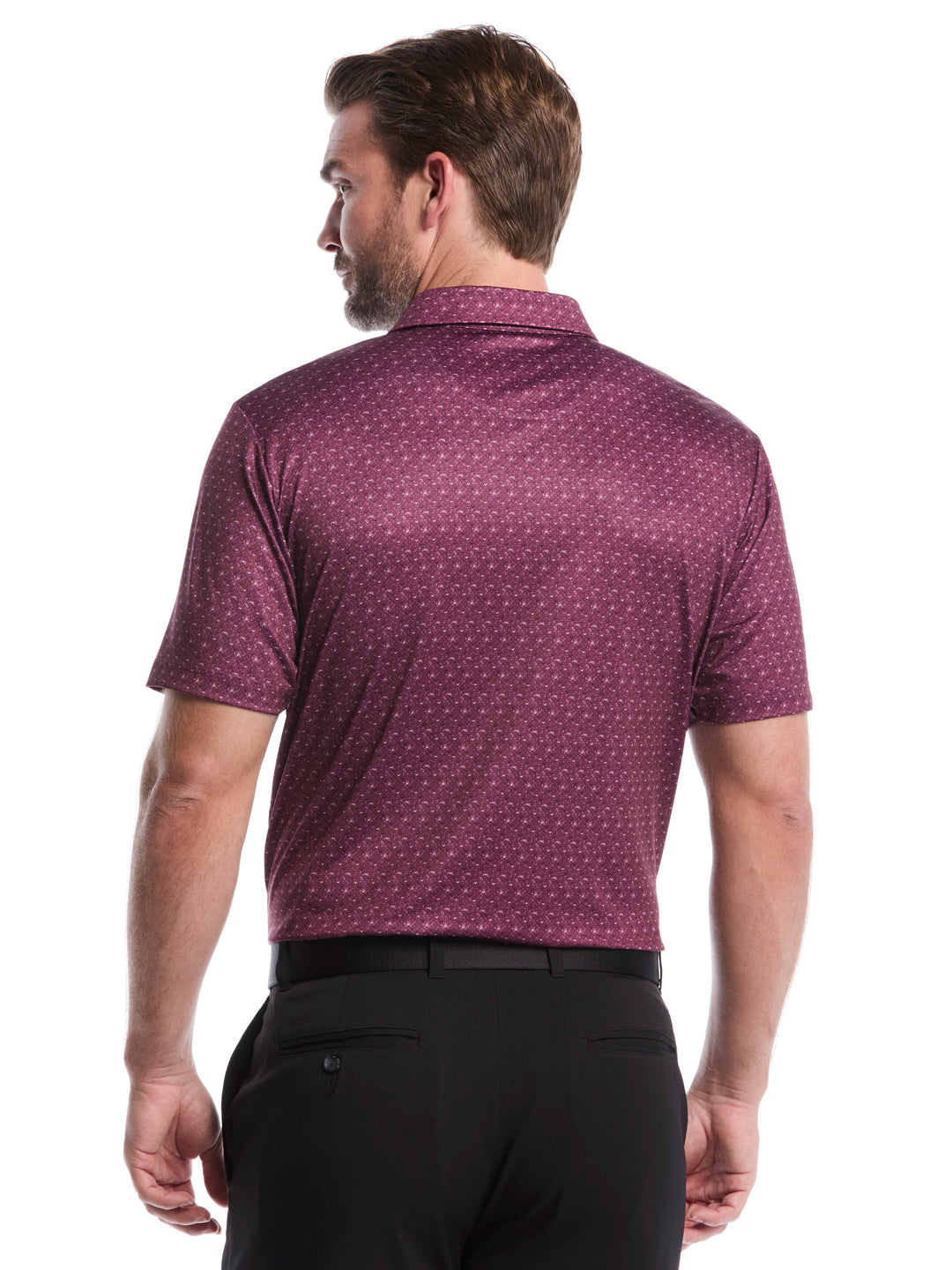 Chevron Print Golf Polo Shirt-Polos-Callaway