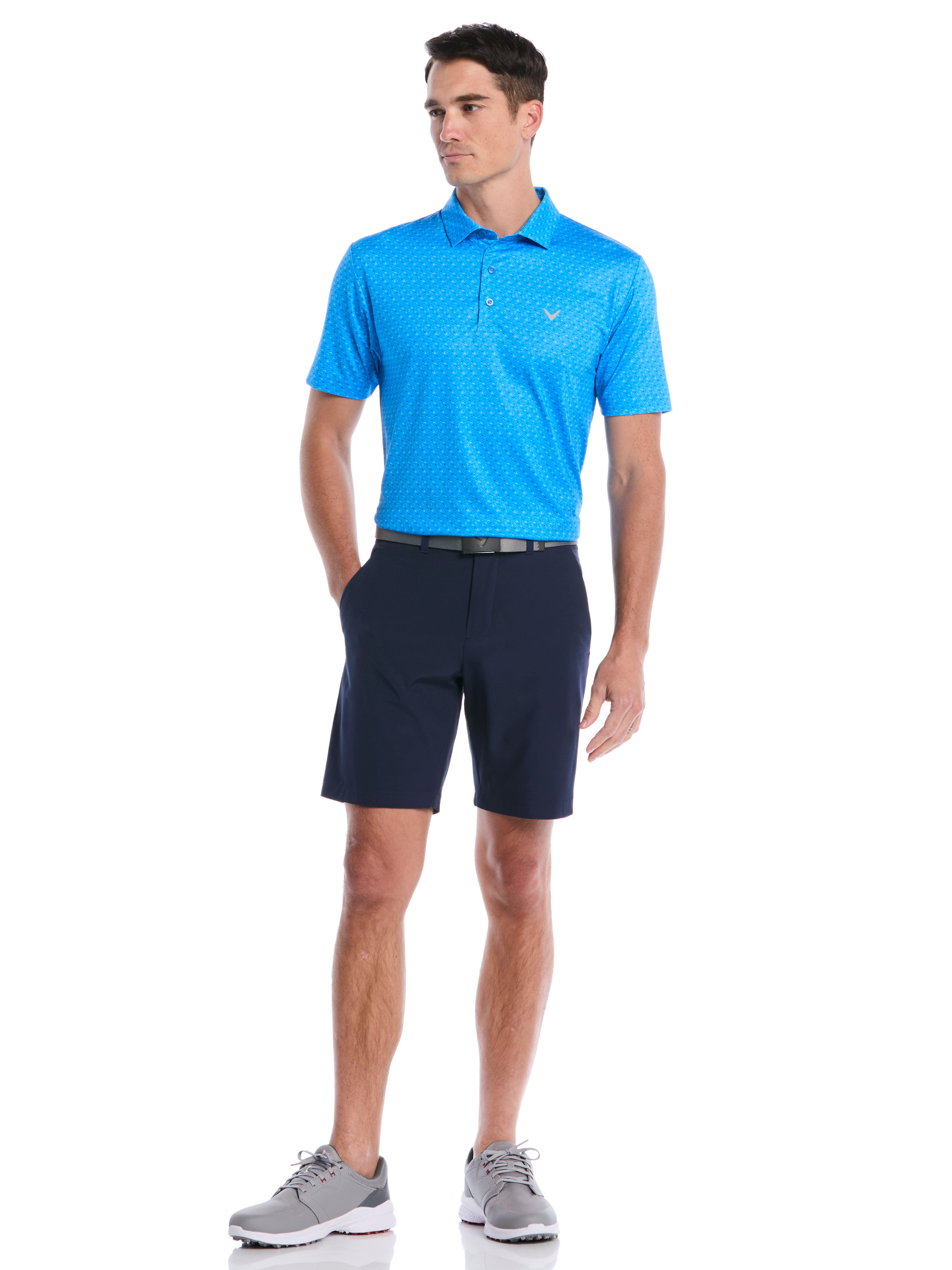 ♦HEAD 155♦ARTNo.333762♦ヘッド♦COURSE FLOCKA Mens Chevron Print Polo – Callaway Apparel
