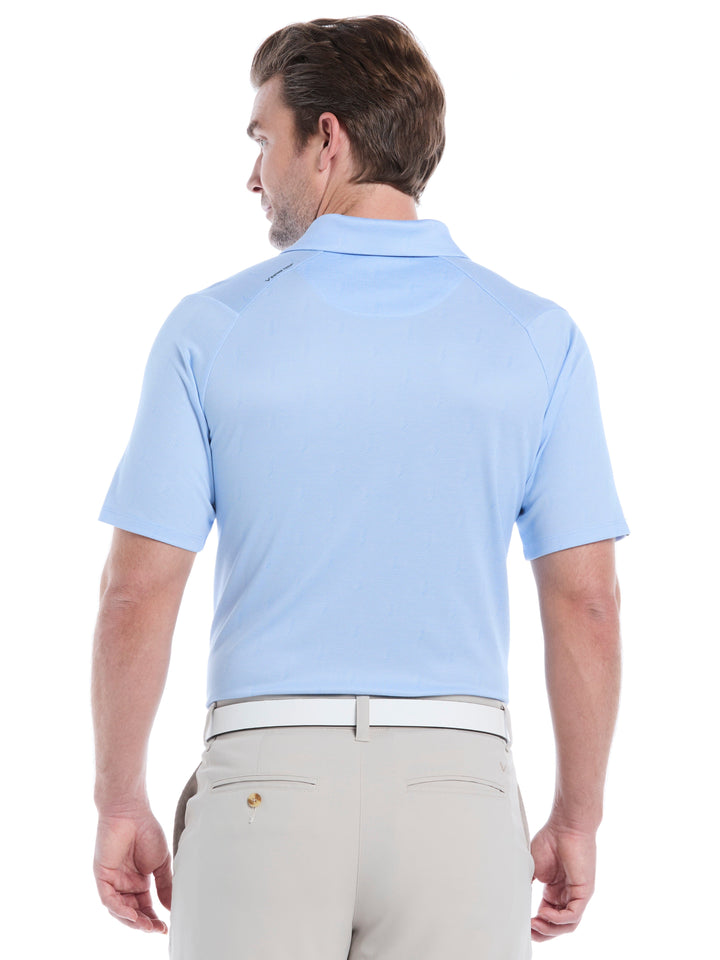 Chevron Twill Jacquard Golf Polo (Open Air) 