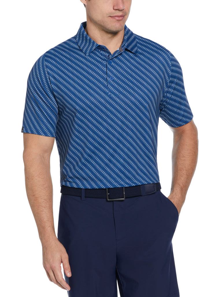 Mens Chevron Twill Print Polo – Callaway Apparel