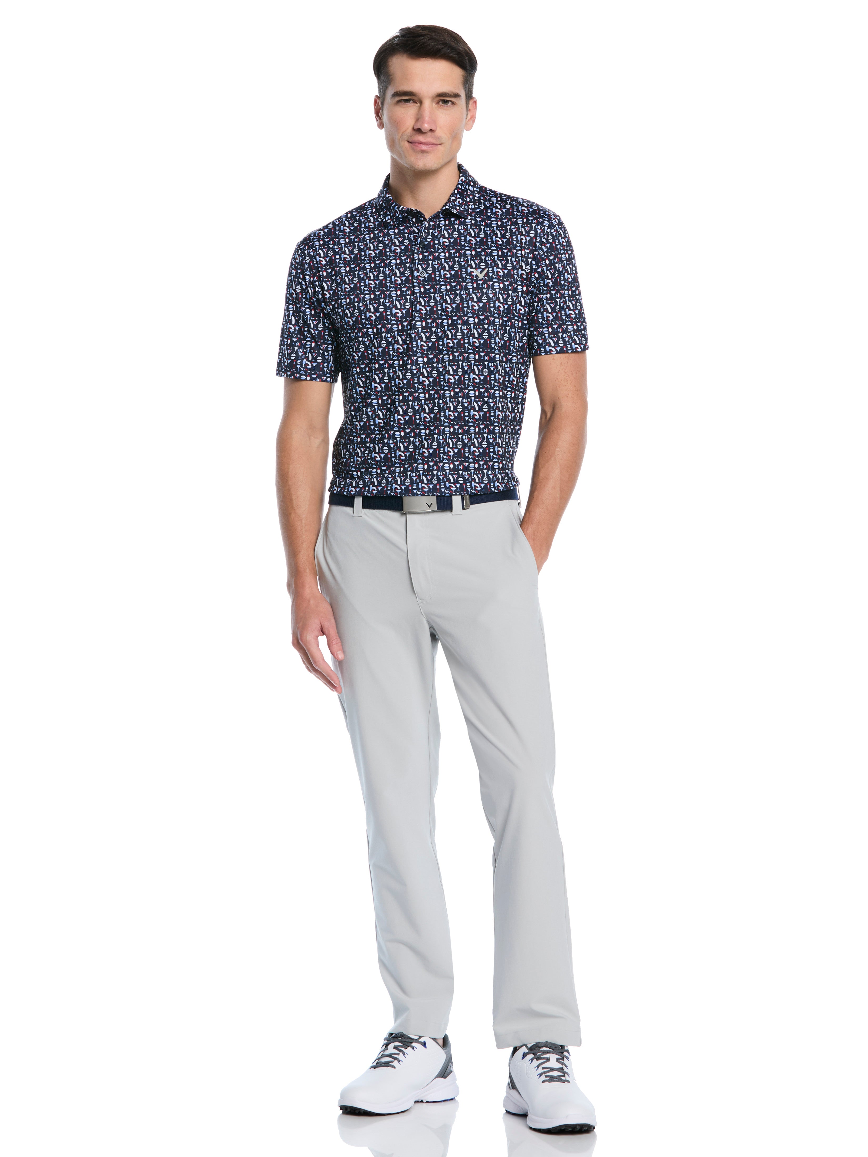Mens Cocktail Print Polo – Callaway Apparel