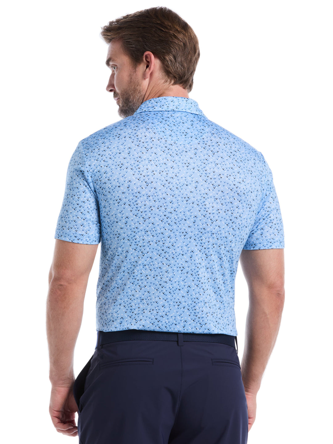 Men's Confetti Chevron All Over Polo (Open Air) 