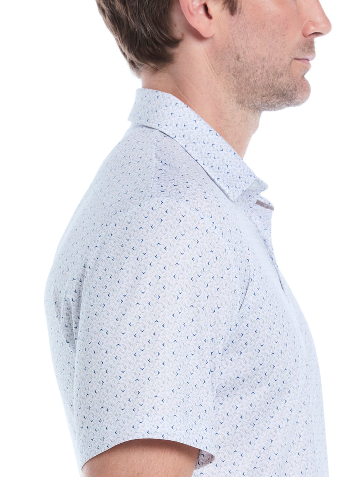 Mens Confetti Chevron All Over Polo-Polos-Callaway