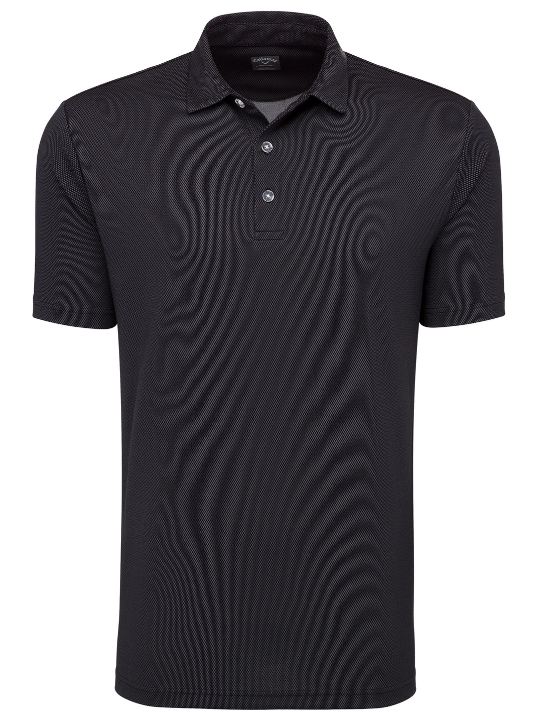 Mens Cooling Birdseye Polo (Black) 