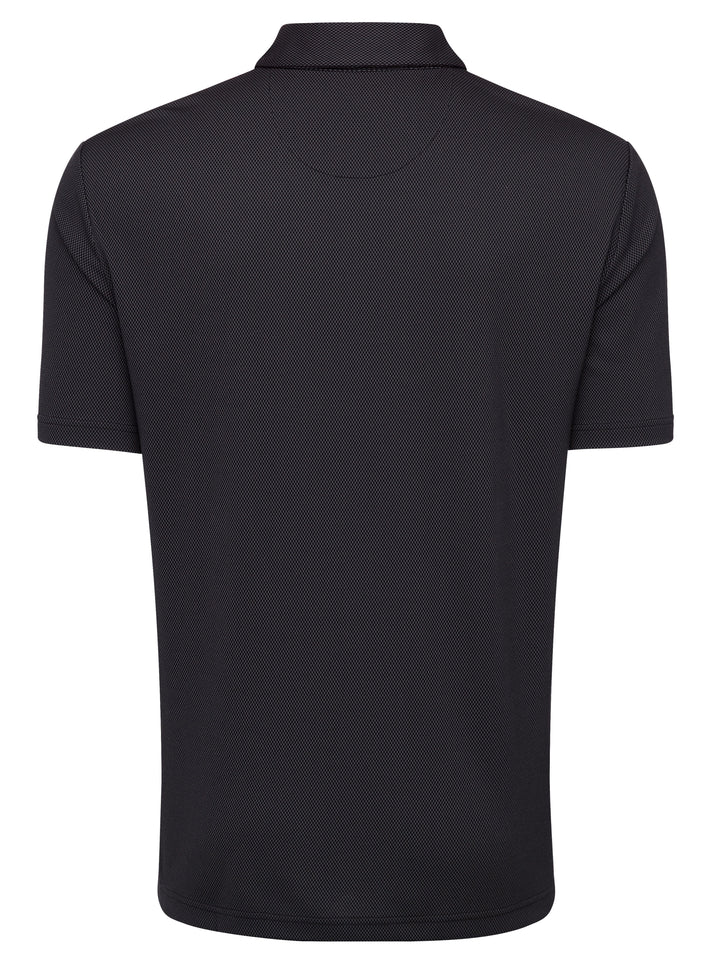 Mens Cooling Birdseye Polo (Black) 