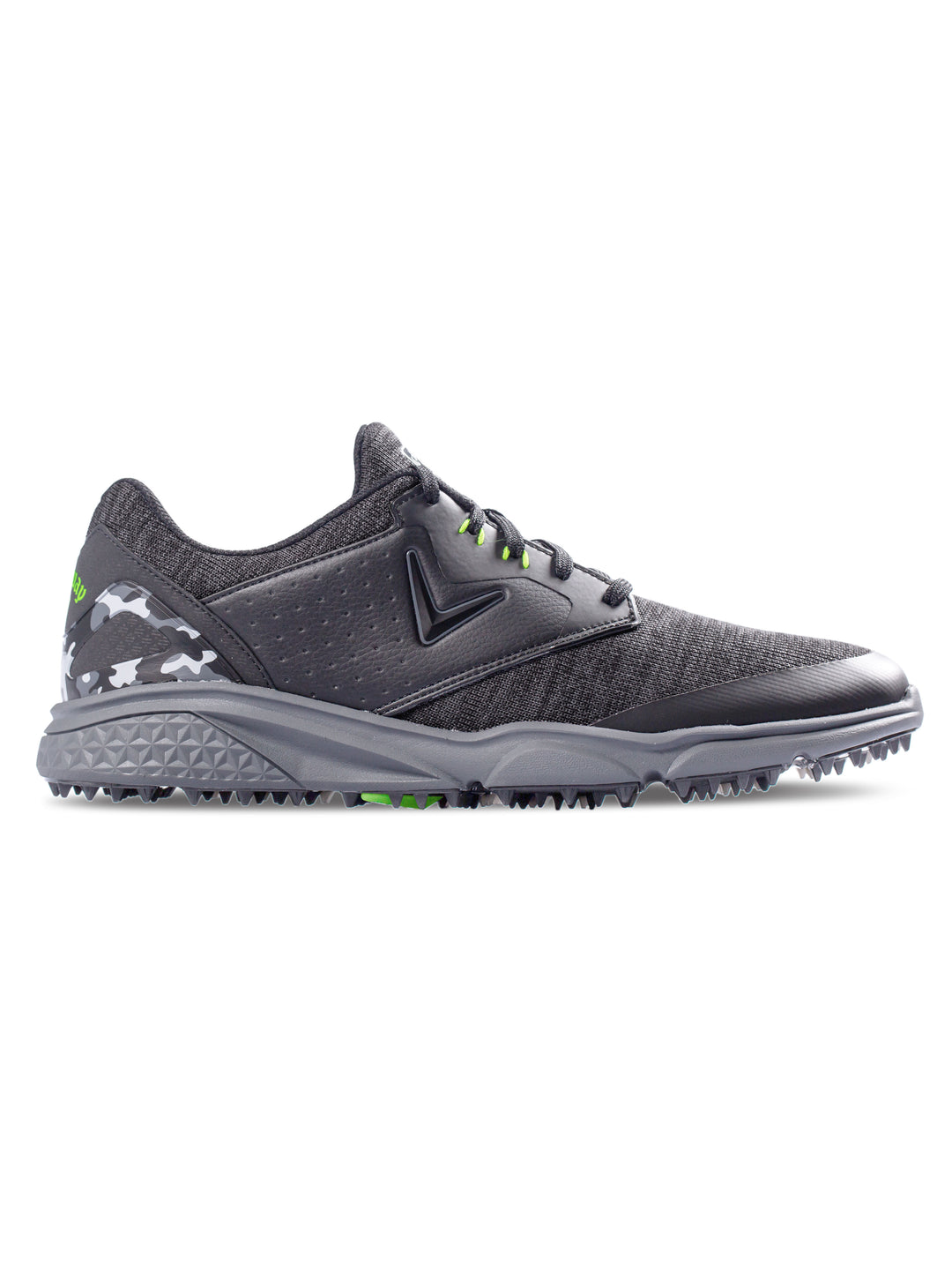 Mens Coronado V2 Spikeless Golf Shoes (Black/Grey) 