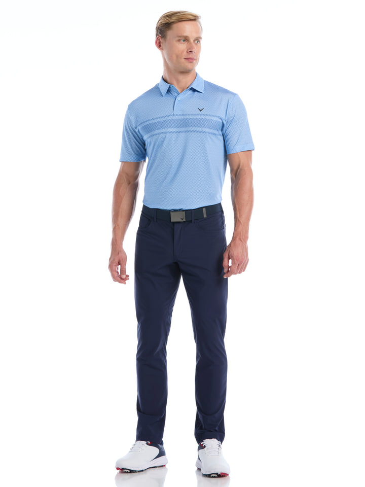 Mens Engineered Blocked Geo Print Polo-Polos-Callaway