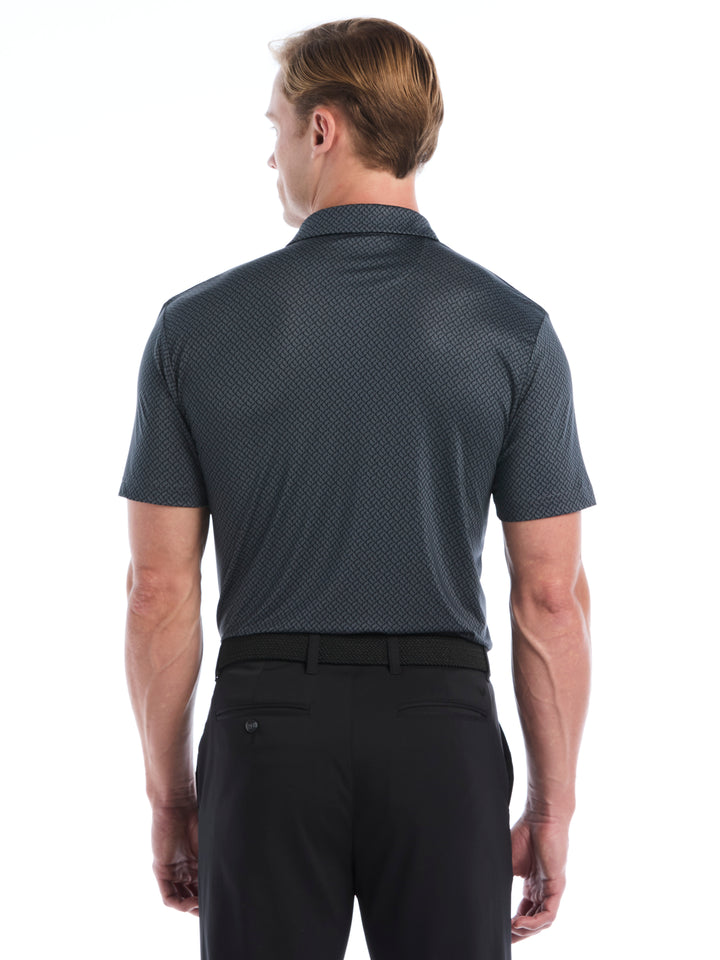 Mens Engineered Blocked Geo Print Polo-Polos-Callaway