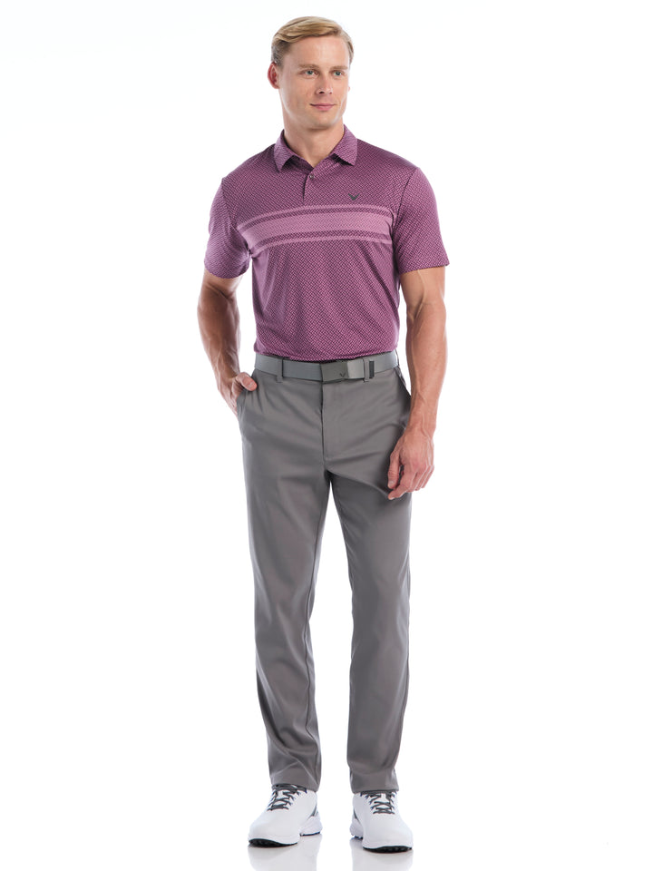 Mens Engineered Blocked Geo Print Polo-Polos-Callaway