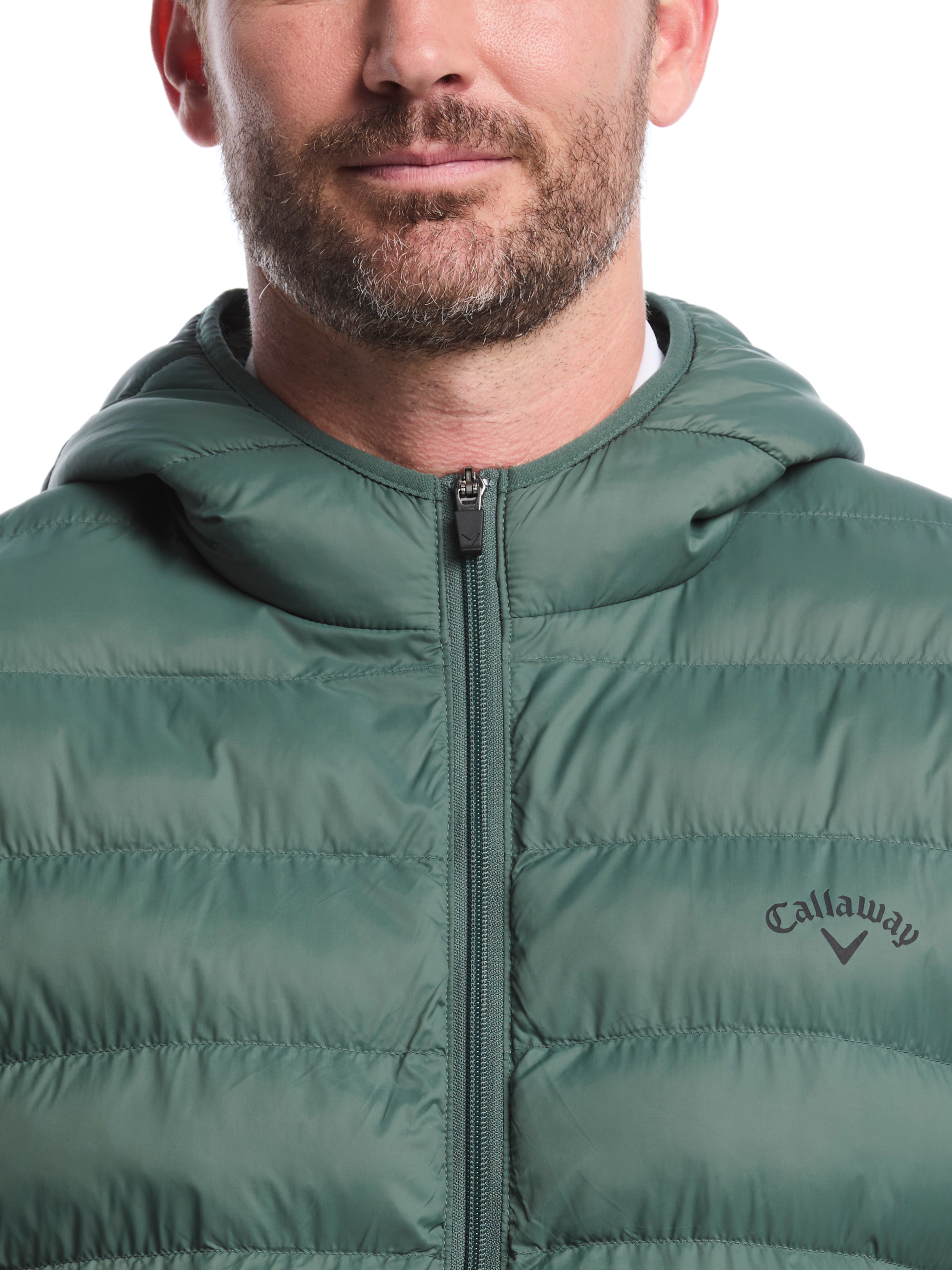 Callaway♡ダウンジャケット♡ゴルフ Mens-Faux-Down-Puffer-Jacket-