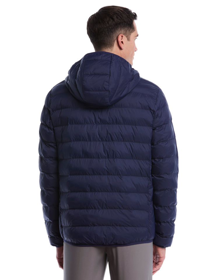 Mens Faux Down Puffer (Peacoat) 
