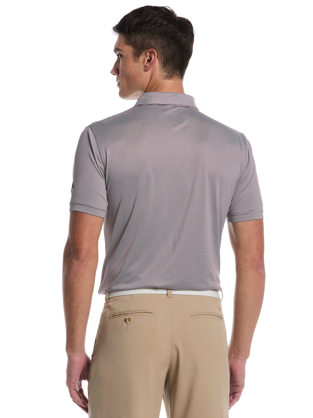 Mens Fine Line Stripe Golf Polo-Polos-Callaway