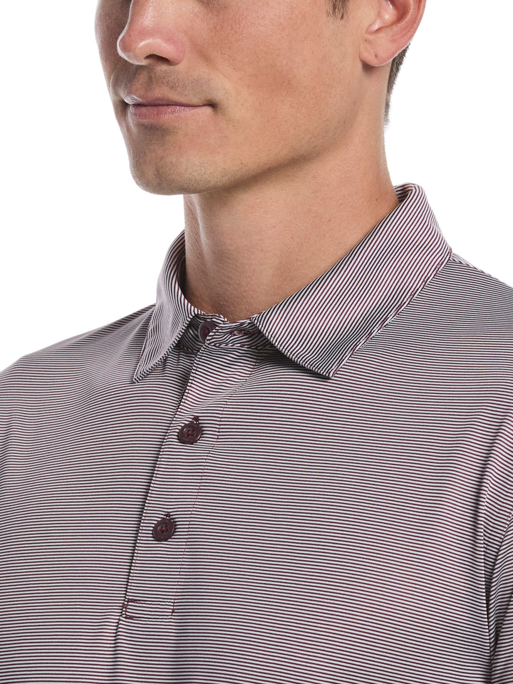 Mens Fine Line Stripe Golf Polo-Polos-Callaway