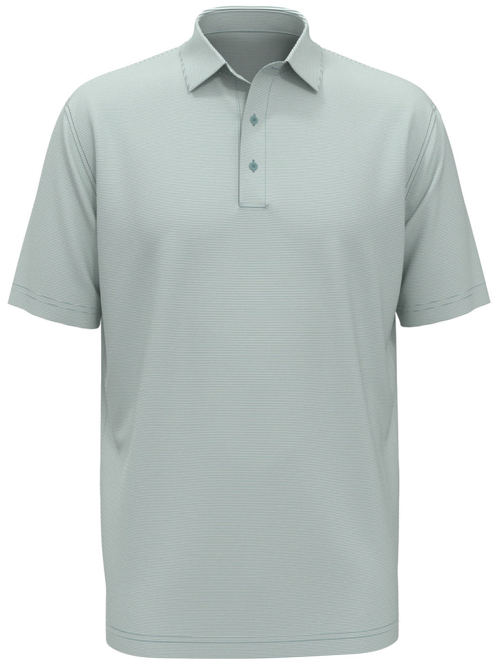 Mens Fine Line Stripe Golf Polo-Polos-Aquifer-RT-S-Callaway