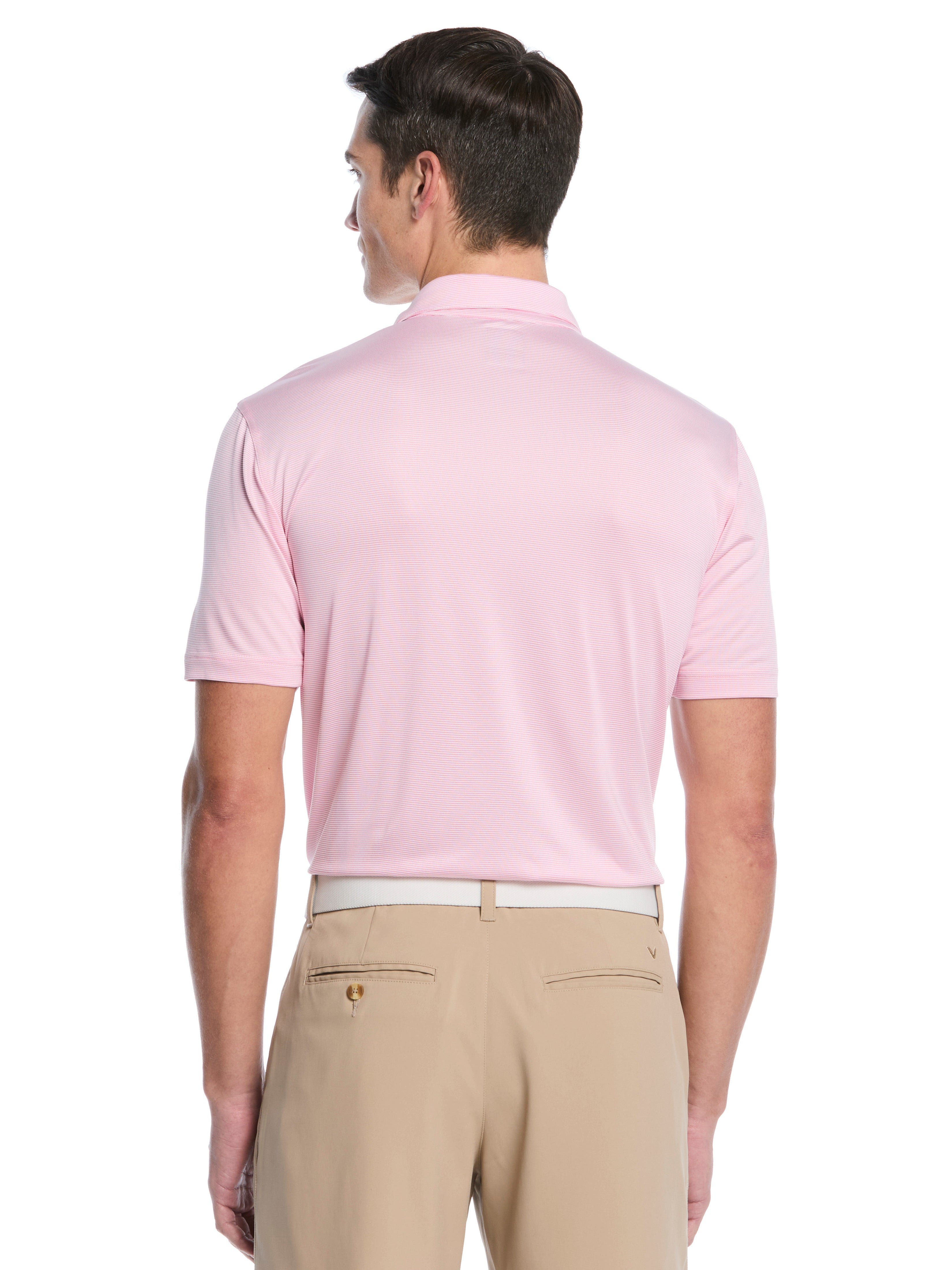 Mens Fine Line Stripe Golf Polo Shirt – Callaway Apparel