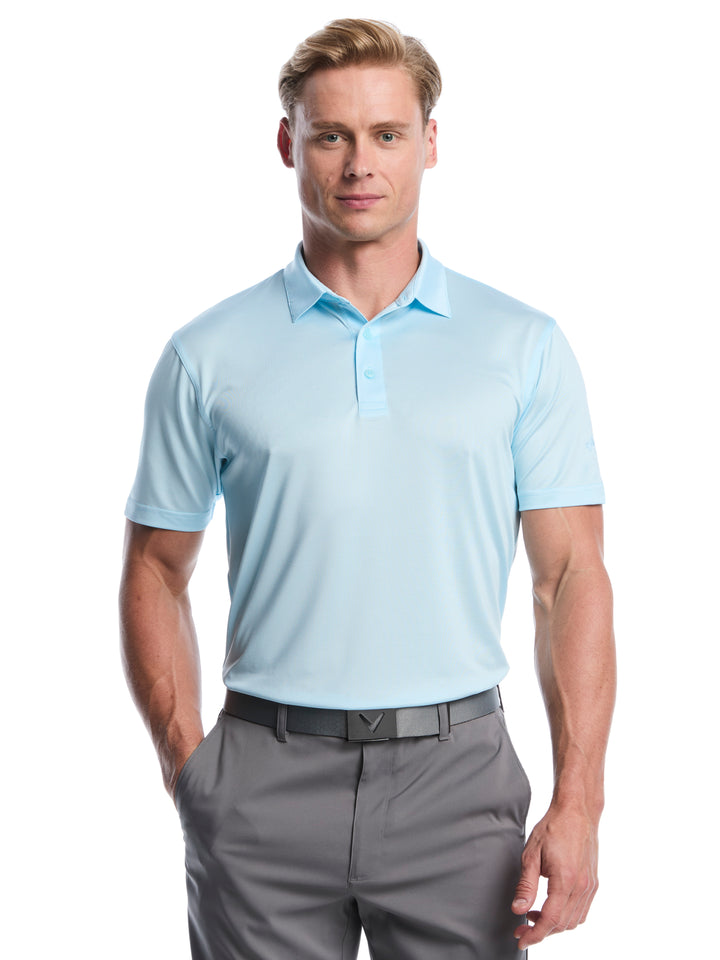 Fine Line Stripe Golf Polo Shirt (Atomizer) 