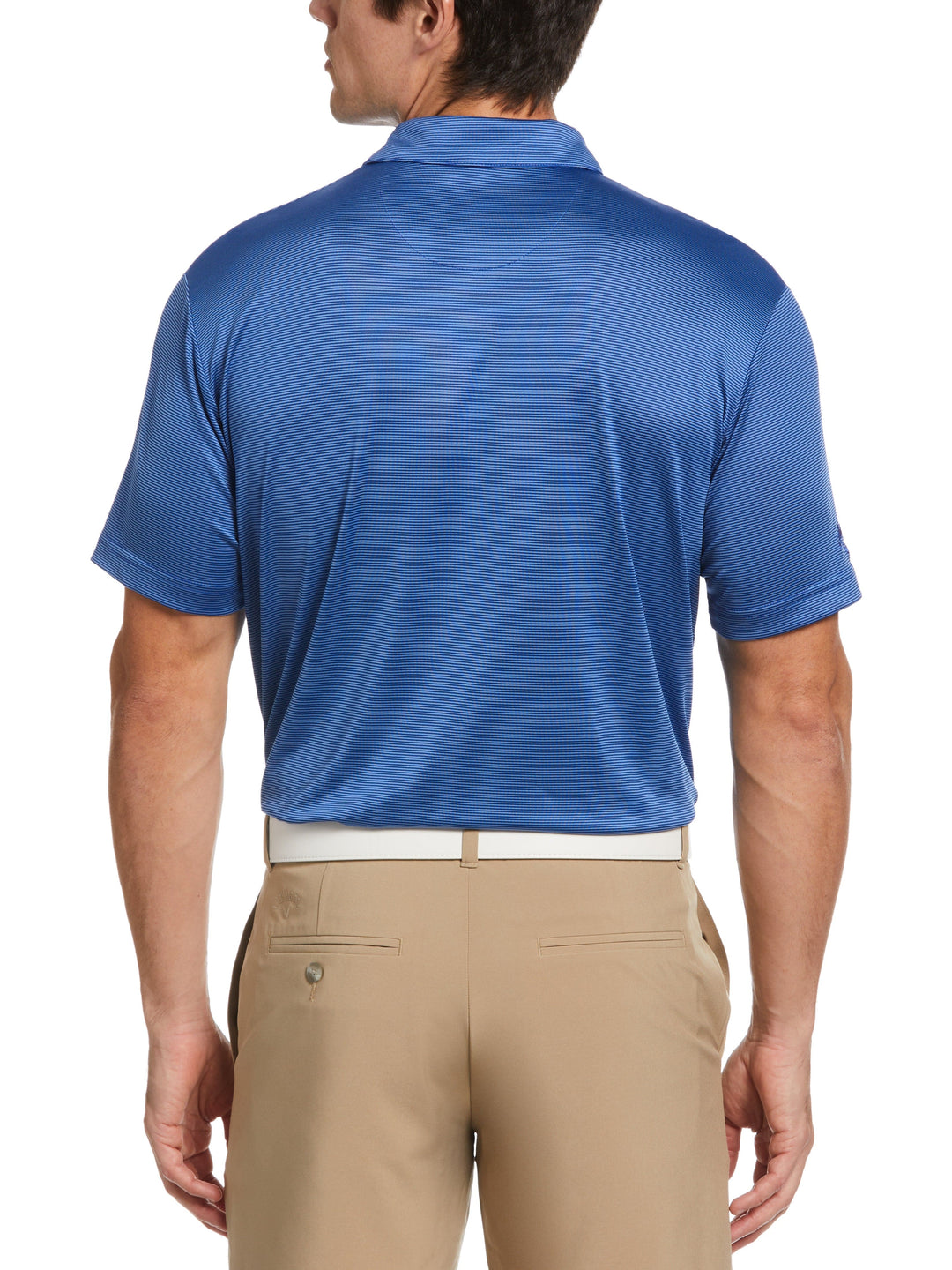 Fine Line Stripe Polo (Surf The Web) 