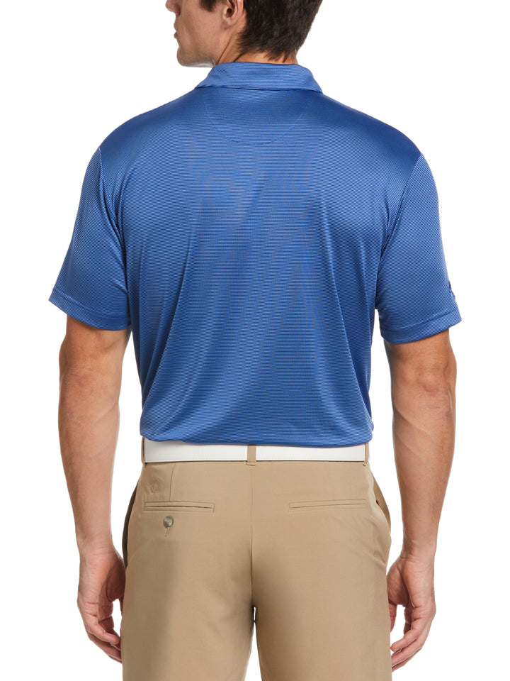 Fine Line Stripe Polo (Surf The Web) 