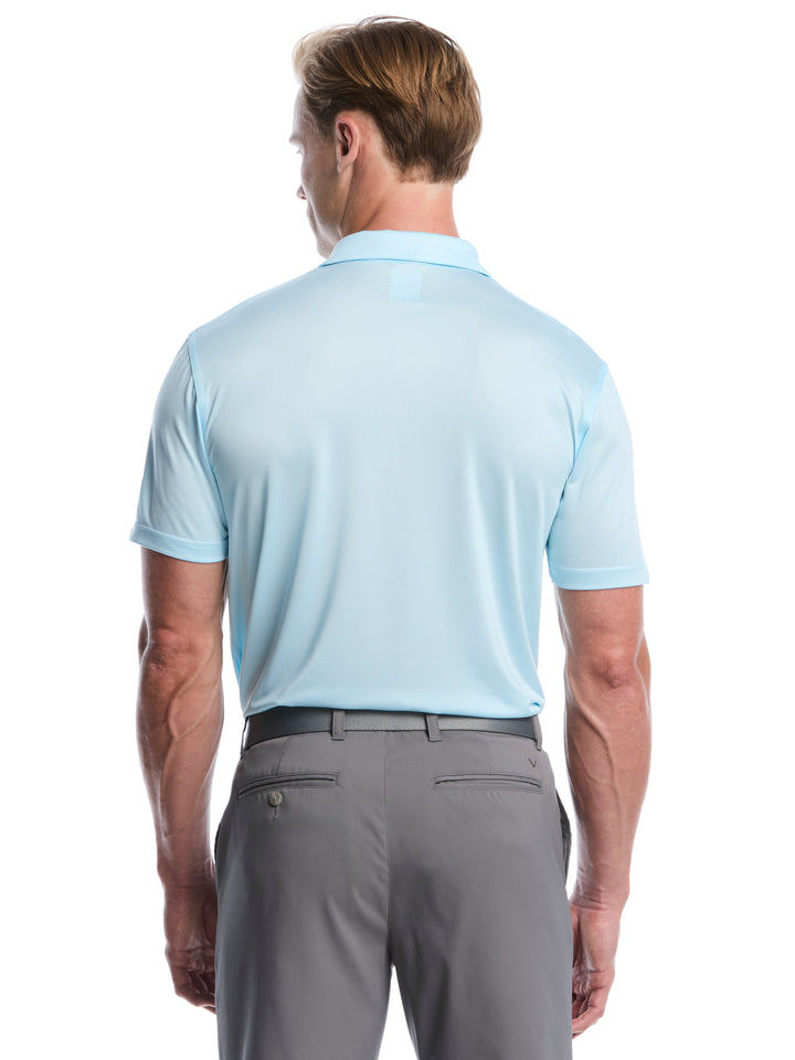 Fine Line Stripe Golf Polo Shirt (Atomizer) 