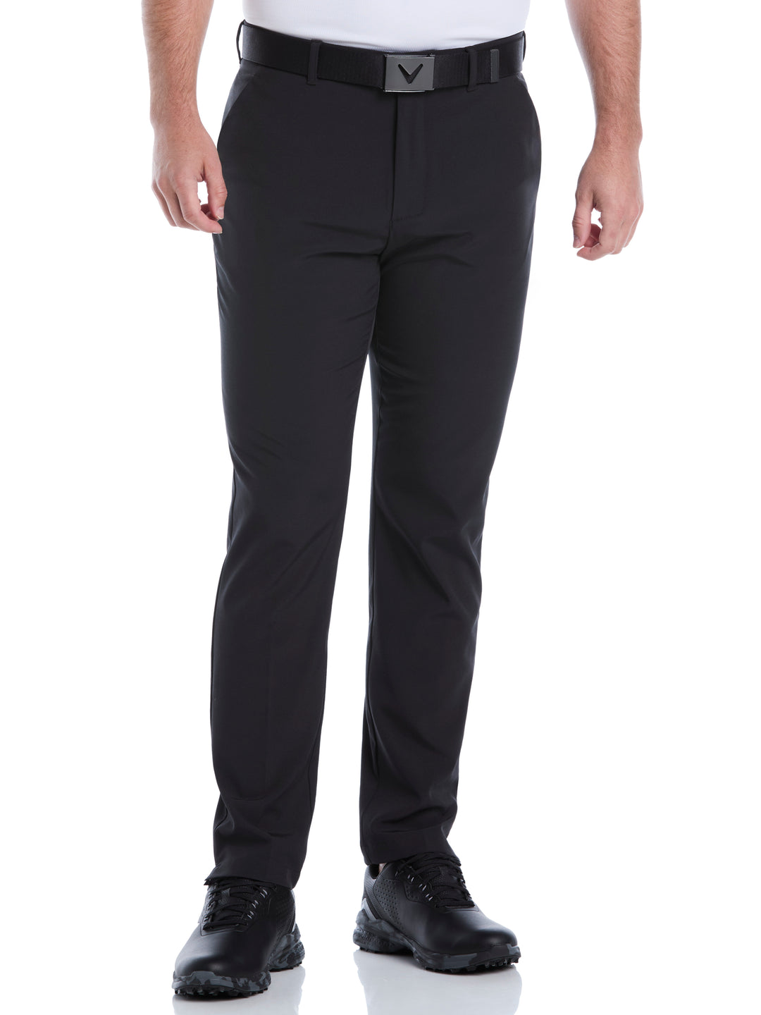 Flat Front Swing Tech Golf Pants (Caviar) 