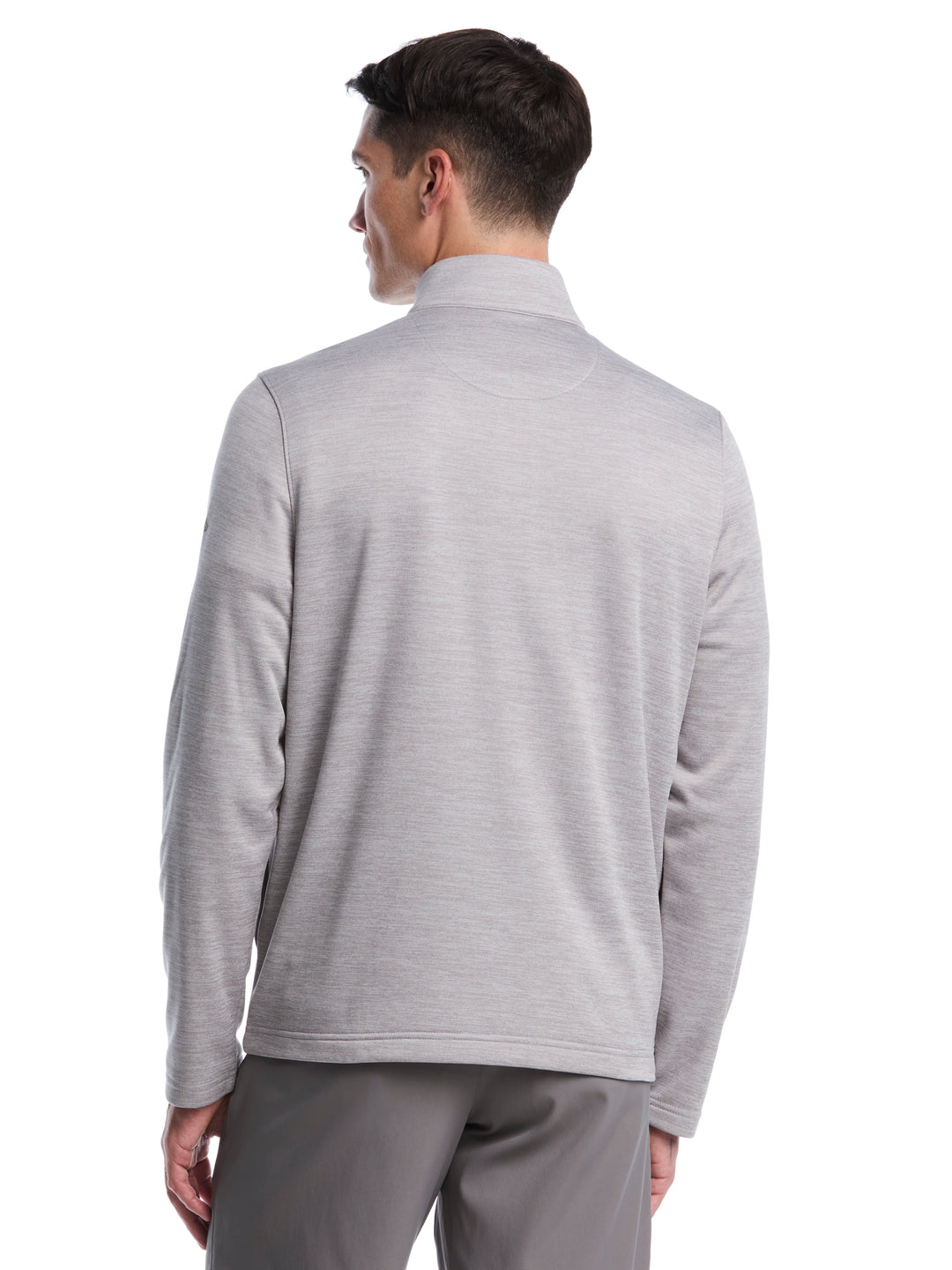 Fleece 1/4 Zip Golf Base Layer (Concrete Htr) 