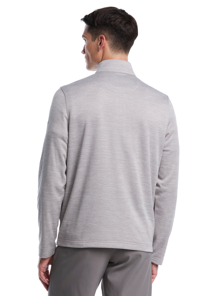 Fleece 1/4 Zip Golf Base Layer (Concrete Htr) 