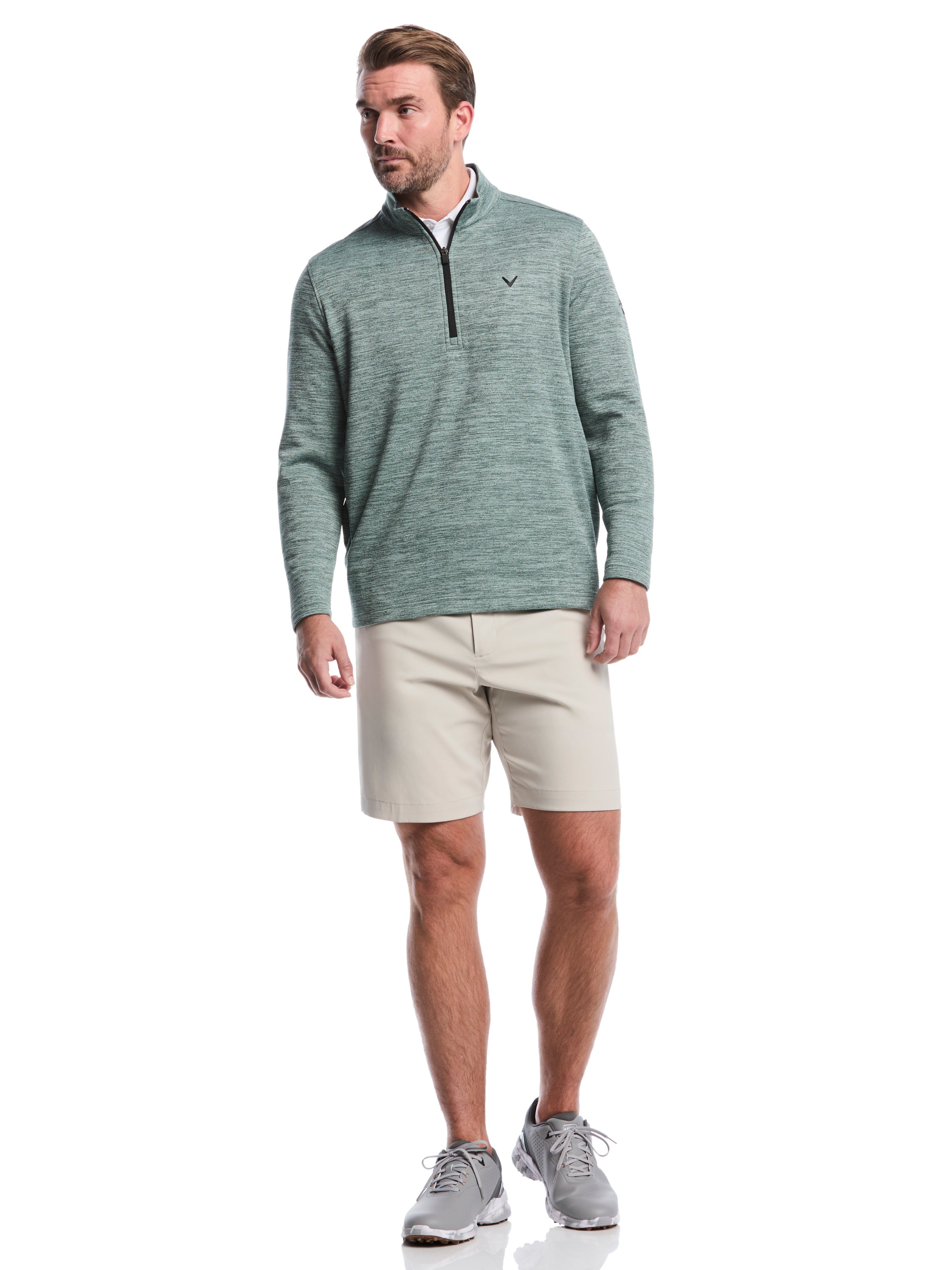 Mens Fleece Quarter Zip Golf Base Layer – Callaway Apparel