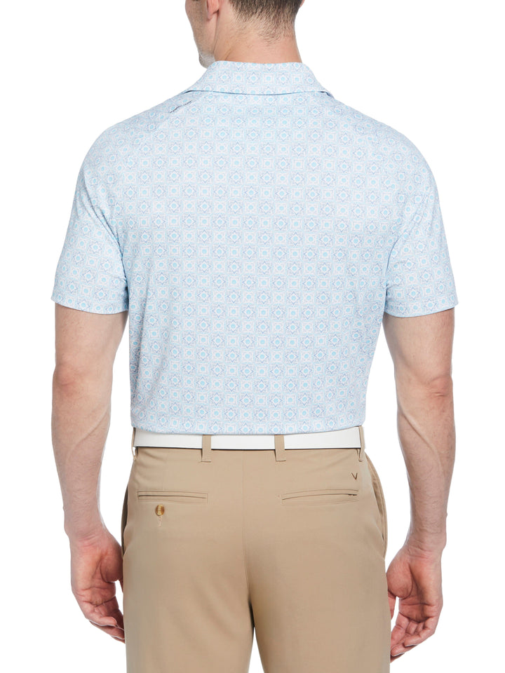 Mens Foulard Print Golf (Blue Radiance) 