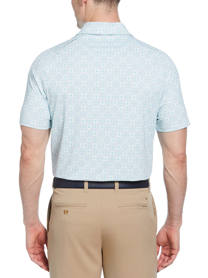 Mens Foulard Print Golf (Neptune Green) 