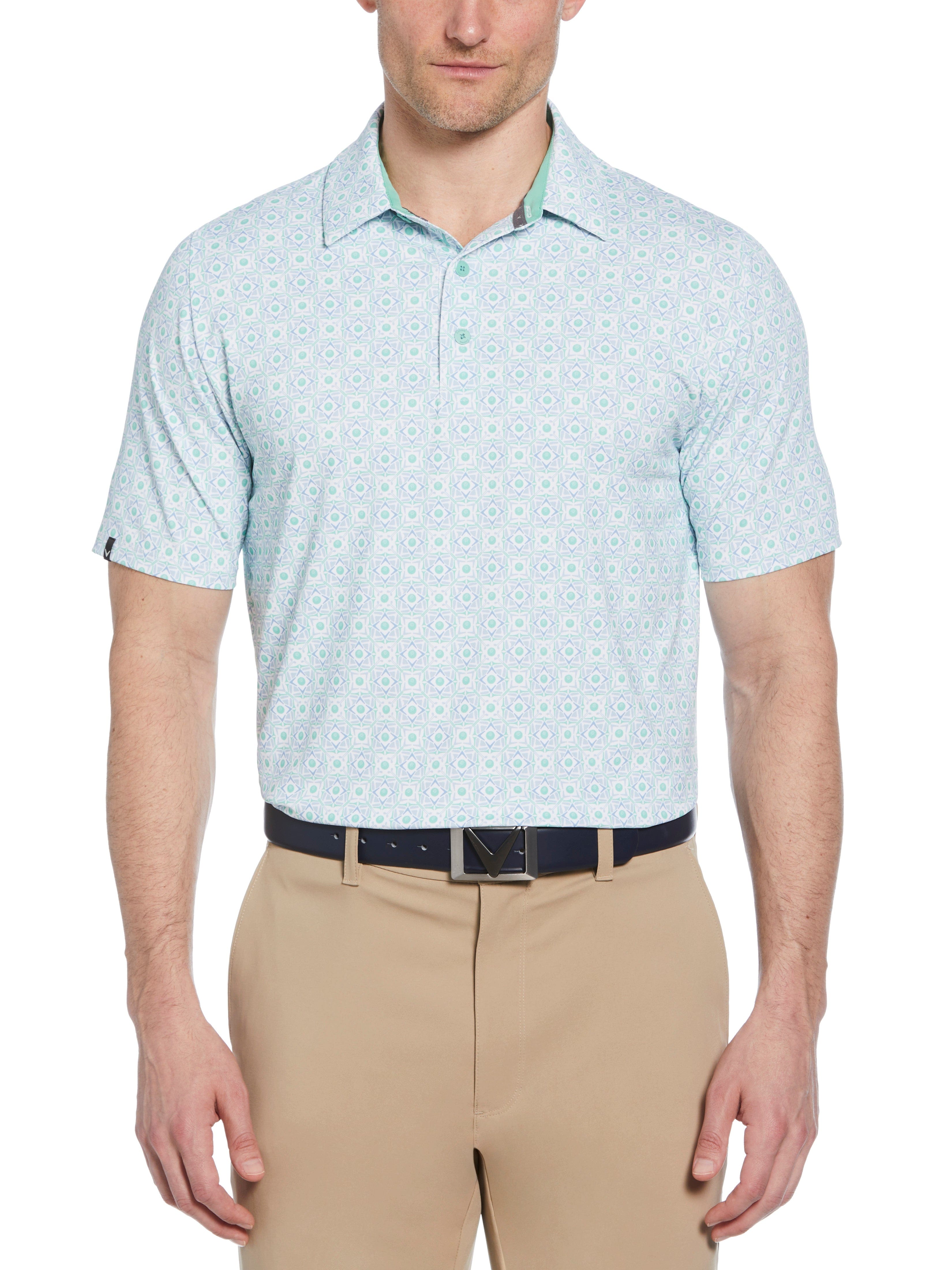 Mens Foulard Print Golf Polo – Callaway Apparel