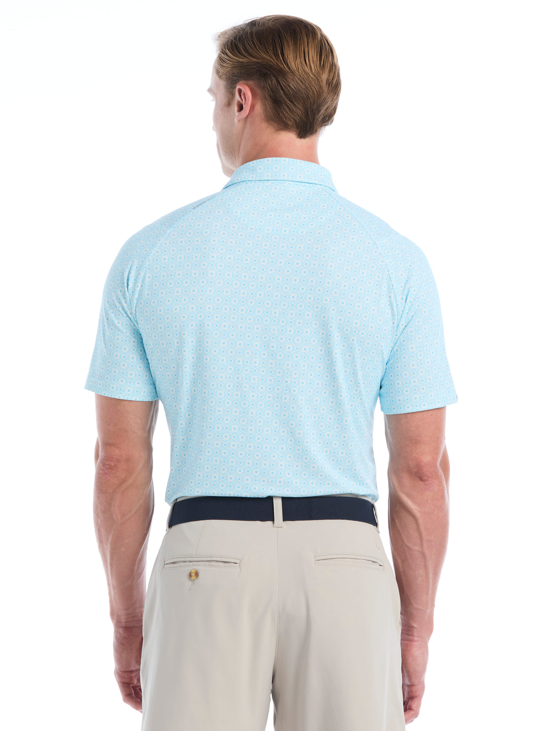 Mens Foulard Printed Essential Polo-Polos-Callaway