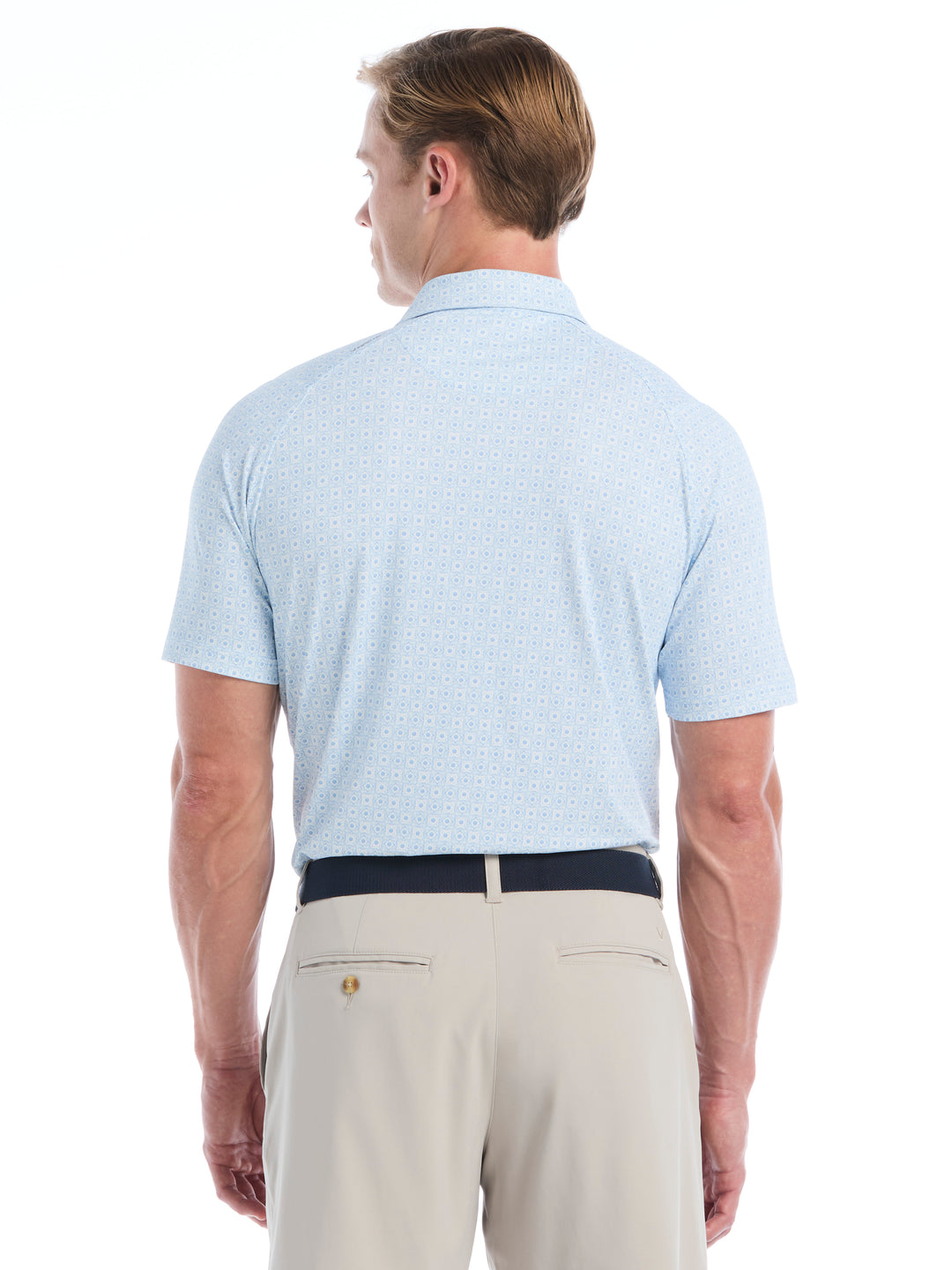 Mens Foulard Printed Essential Polo-Polos-Callaway