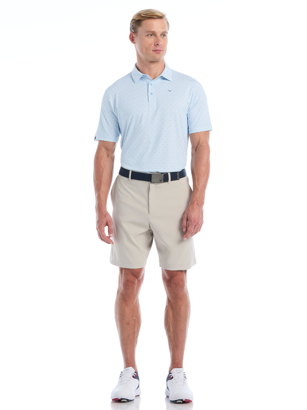 Mens Foulard Printed Essential Polo-Polos-Callaway