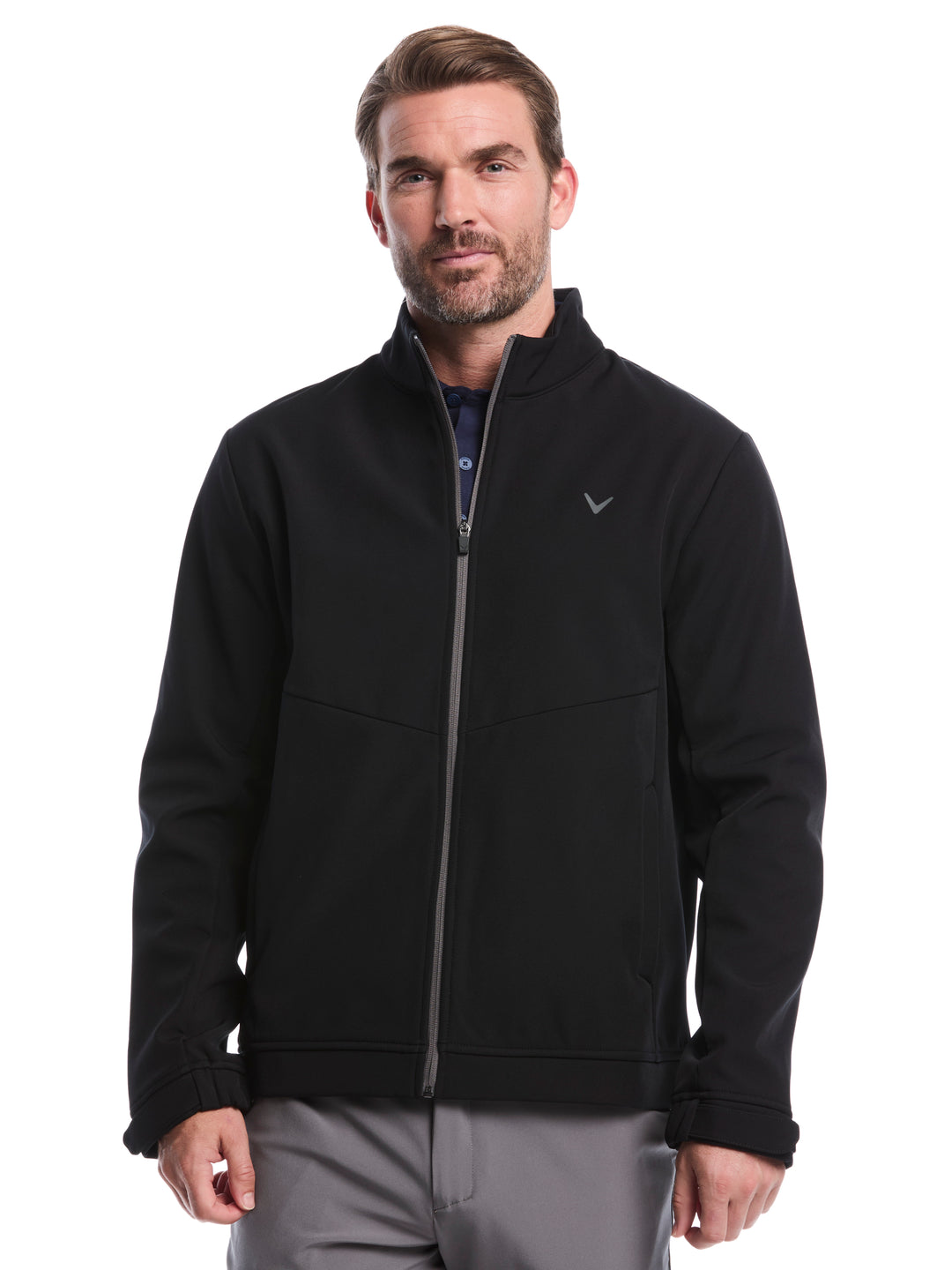 Full Zip Golf Jacket (Caviar) 