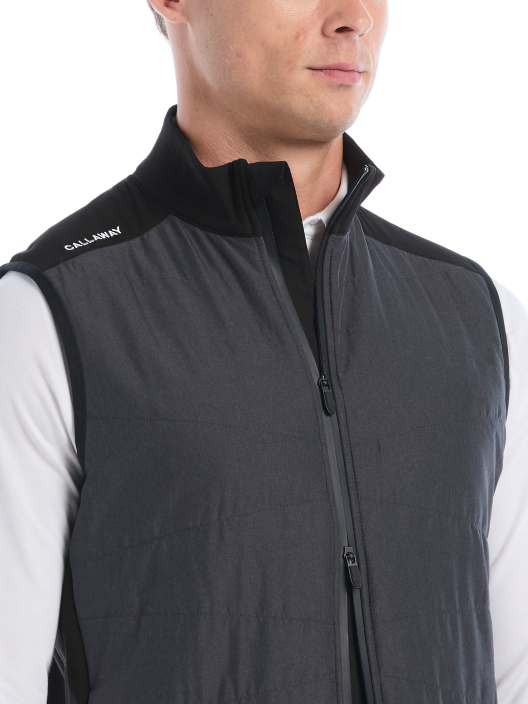 Mens Full Zip Insulated Softshell Vest-Vests-Callaway