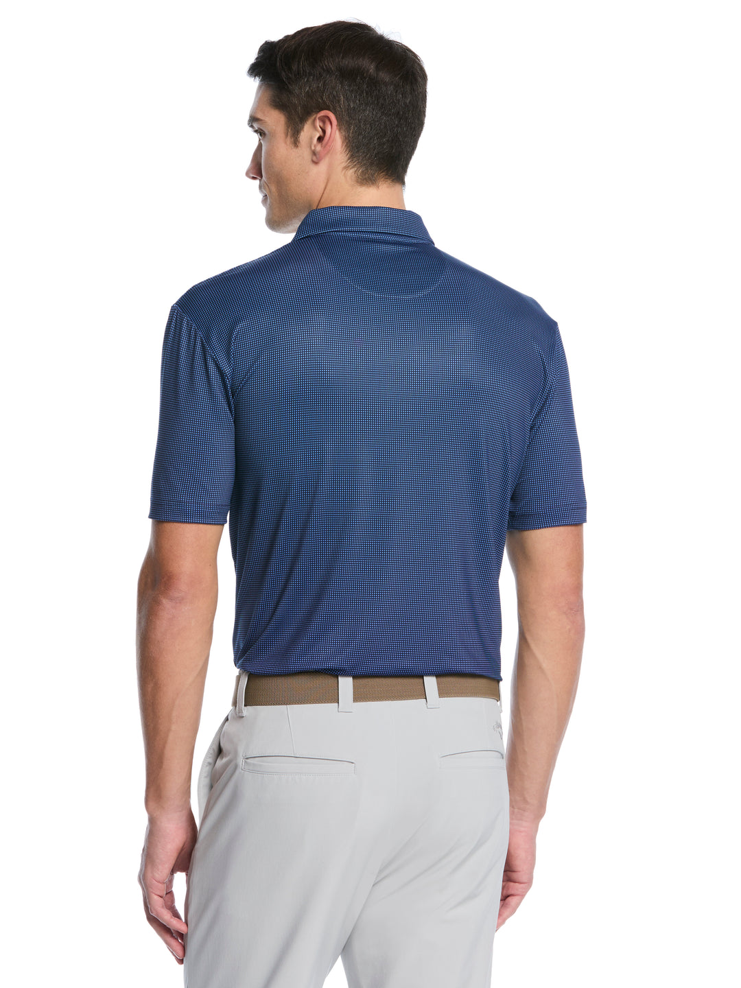 Mens Gingham Print Golf Polo-Polos-Callaway