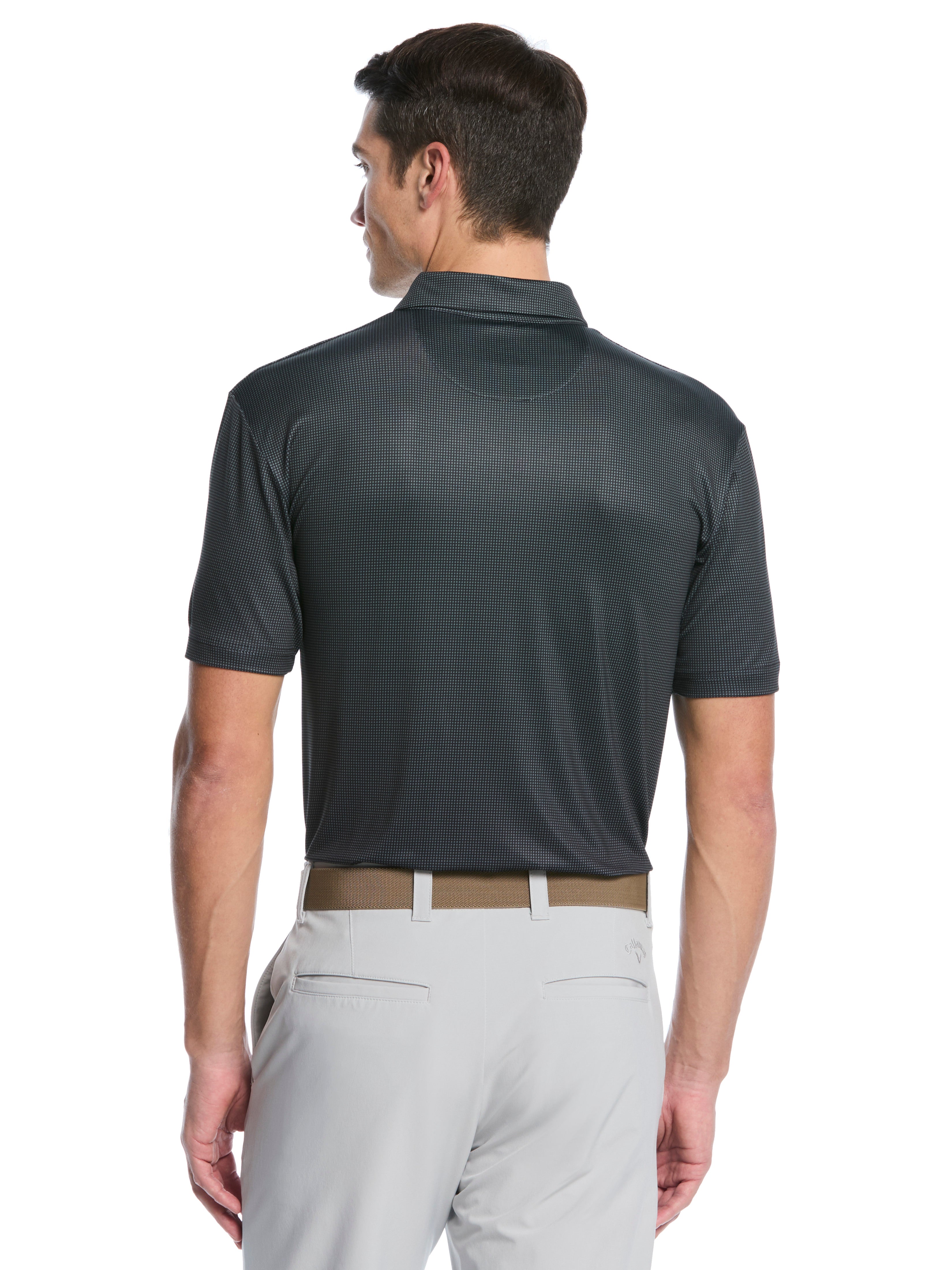 Mens Gingham Print Golf Polo – Callaway Apparel