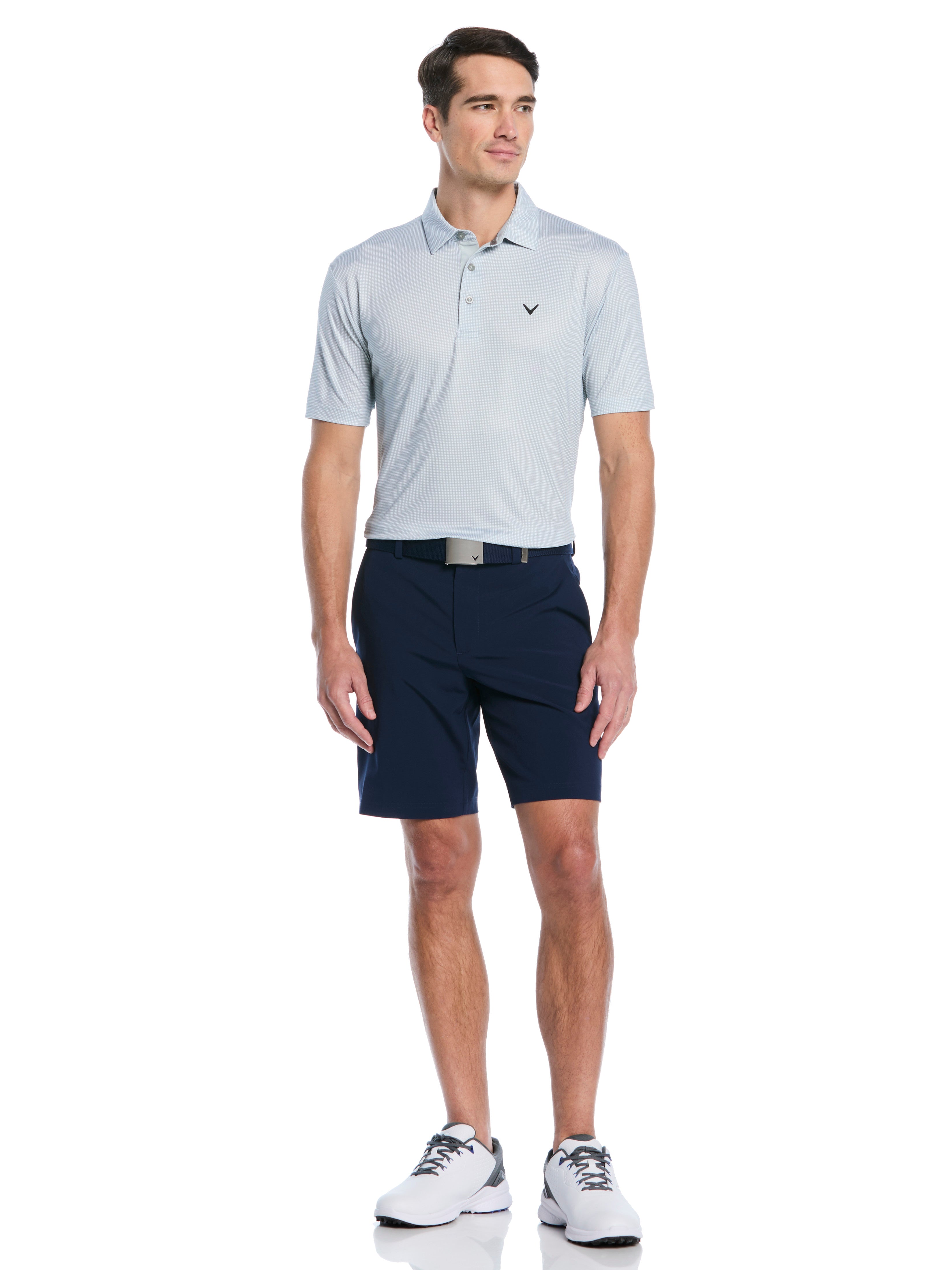 Mens Gingham Print Golf Polo – Callaway Apparel