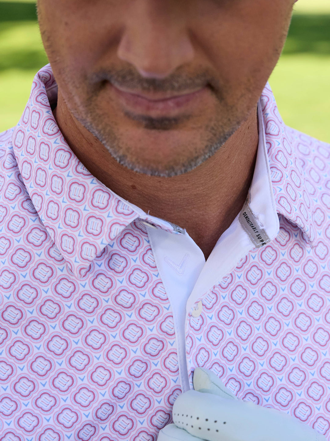 Mens Golf Club Geo Print Polo-Polos-Callaway