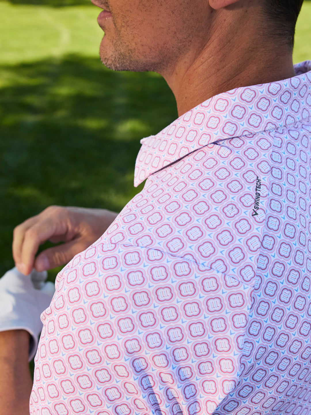 Mens Golf Club Geo Print Polo-Polos-Callaway