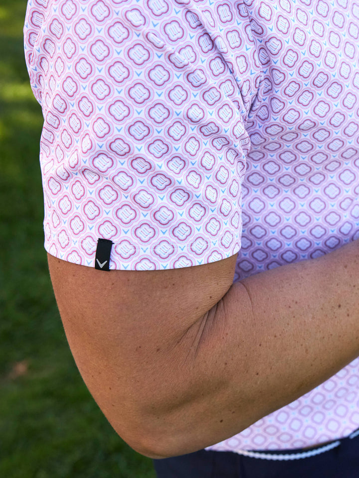 Mens Golf Club Geo Print Polo-Polos-Callaway