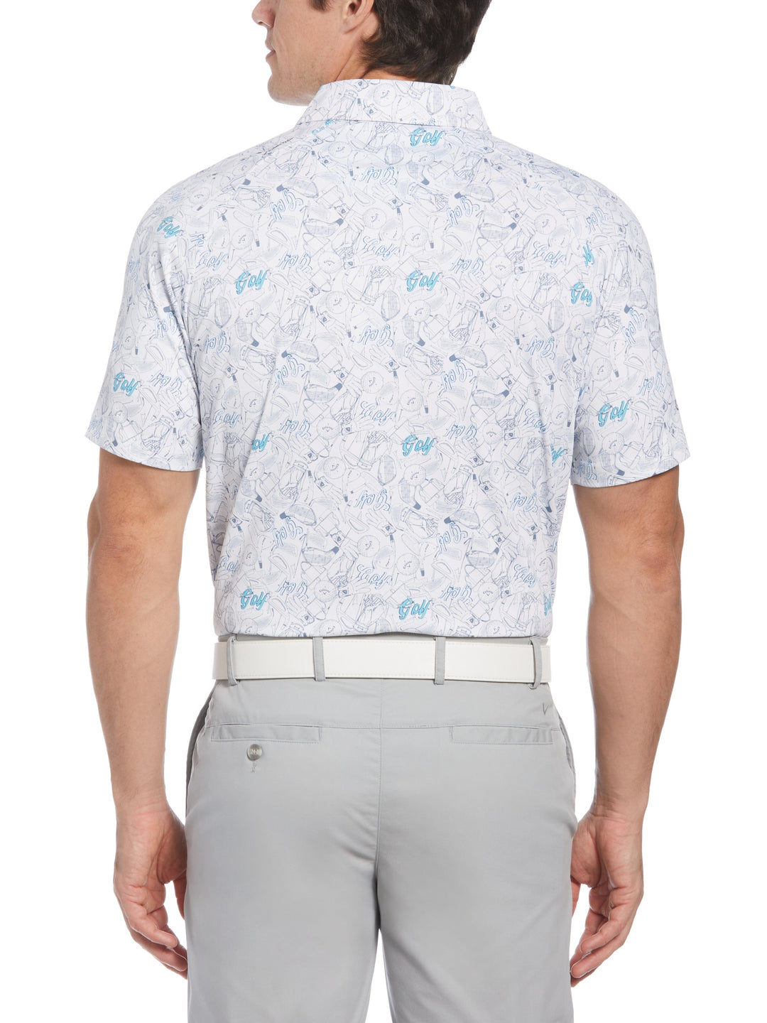 Mens Golf Print Golf Polo-Polos-Callaway